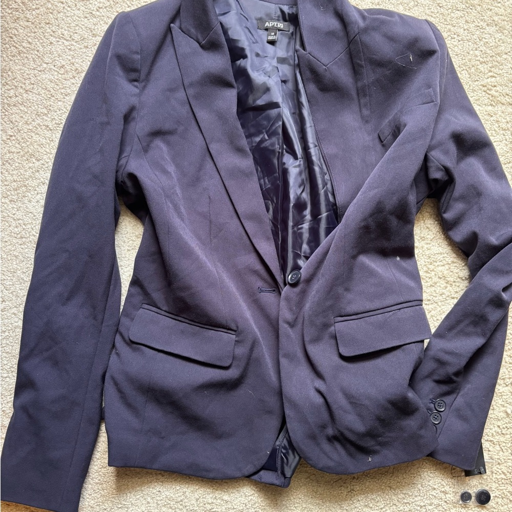 Apt. 9 Midnight Blue Jacket- NEW
